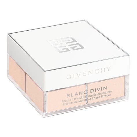 givenchy blanc divin powder|Givenchy Blanc Divin Brightening Mattifying Loose Powder 0.7.